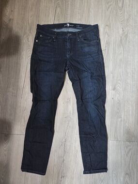 7 For All Mankind Dark Blue Jeans